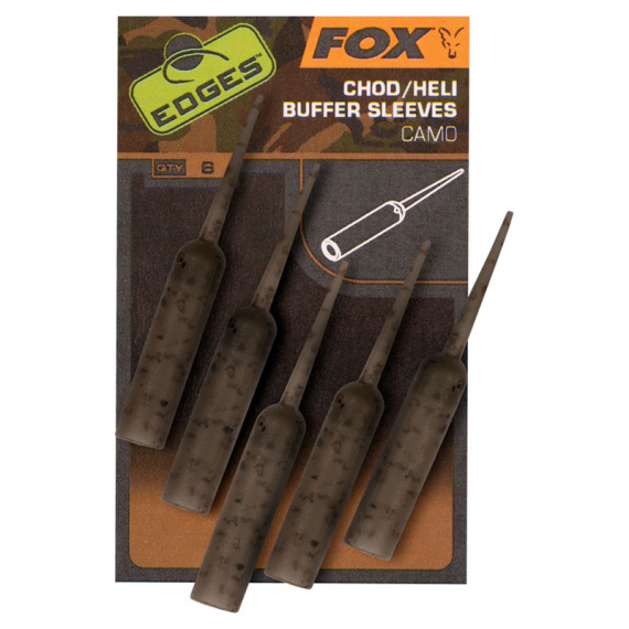 Fox Edges Camo Naked Chod/Heli Buffer Sleeves 6pcs in der Gruppe Haken & Zubehör / Rig Zubehör / Schrumpfschlauch & Sleeves bei Sportfiskeprylar.se (CAC781)