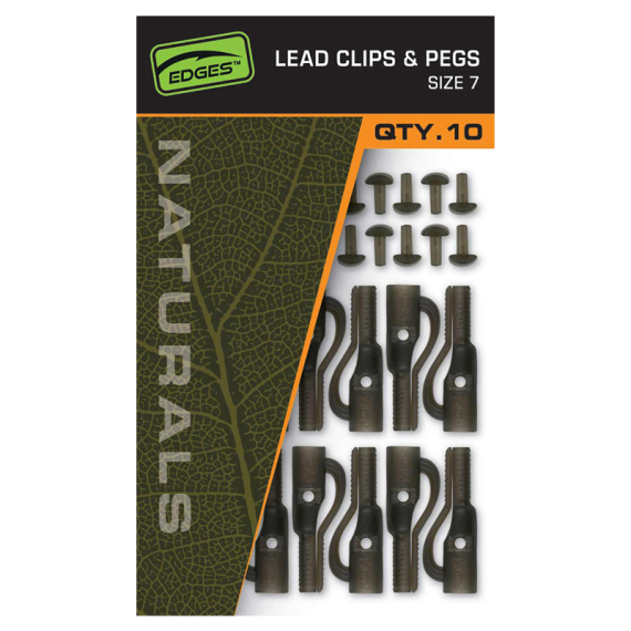 Fox Naturals Lead Clips & Pegs - Size 7 in der Gruppe Haken & Zubehör / Rig Zubehör / Lead Clips bei Sportfiskeprylar.se (CAC829)