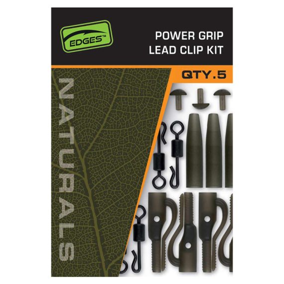Fox Edges Naturals Power Grip Lead Clip Kit in der Gruppe Haken & Zubehör / Rig Zubehör / Lead Clips bei Sportfiskeprylar.se (CAC843)