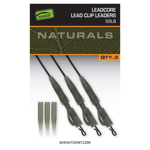 Fox Naturals Leadcore PG Lead Clip Leaders in der Gruppe Haken & Zubehör / Rig Zubehör / Lead Clips bei Sportfiskeprylar.se (CAC852)