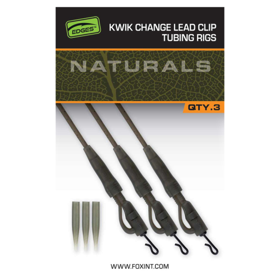 Fox Edges Kwik Change Lead Clip Tubing Rigs in der Gruppe Haken & Zubehör / Rig Zubehör / Lead Clips bei Sportfiskeprylar.se (CAC895)