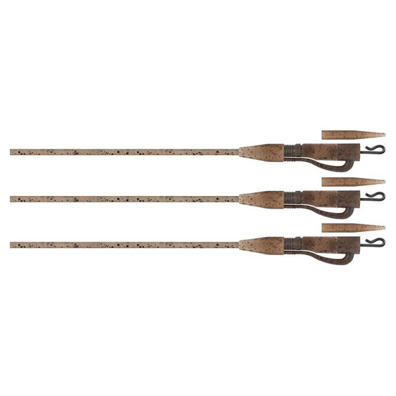 Fox Edges Naturals Tubing Leadclip Ready Rigs Size 7 3pcs in der Gruppe Haken & Zubehör / Rig Zubehör / Andere Rig-Zubehör bei Sportfiskeprylar.se (CAC917)