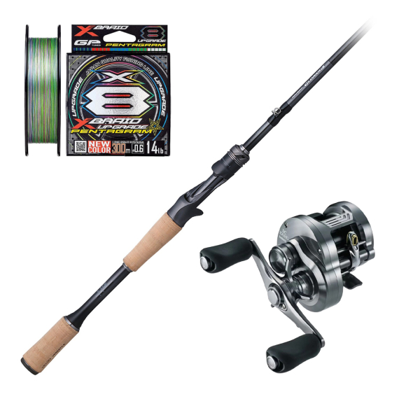 Jackall X Shimano Poison Glorious & Conquest DC Combo 6\'10\'\' 7-21g in der Gruppe Angelsets / Baitcast Sets / Baitcast Sets Barsch bei Sportfiskeprylar.se (CALCUTTAGLORIOUSSET)
