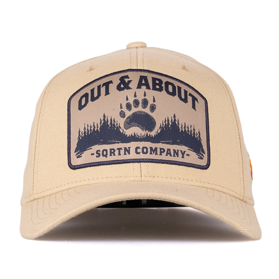 SQRTN Out & About 120 Cap Soft Green in der Gruppe Kleidung & Schuhe / Kappen & Kopfbedeckungen / Caps / Dad Caps bei Sportfiskeprylar.se (CAP-381-OSFA)