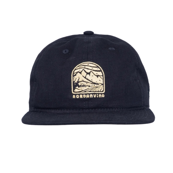 SQRTN Nordanvind 2 6-Panel Cap, Black in der Gruppe bei Sportfiskeprylar.se (CAP-397-OSFA)