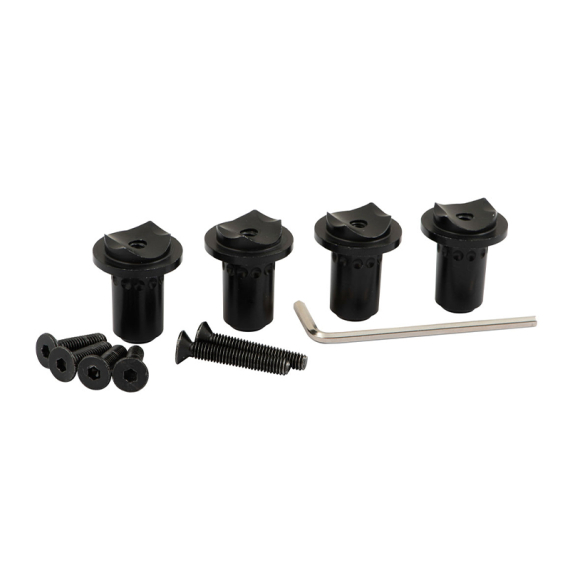 Fox Black Label QR Conversion Kit in der Gruppe Werkzeuge & Zubehör / Rod Pods, Rod Rests & Banksticks / Stage Stands, Adapters & Zubehör bei Sportfiskeprylar.se (CBB029)