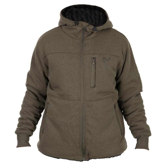 Fox Collection Sherpa Jacket Green & Black in der Gruppe Kleidung & Schuhe / Kleidung / Jacken / Fleece-Jacken bei Sportfiskeprylar.se (CCL281r)