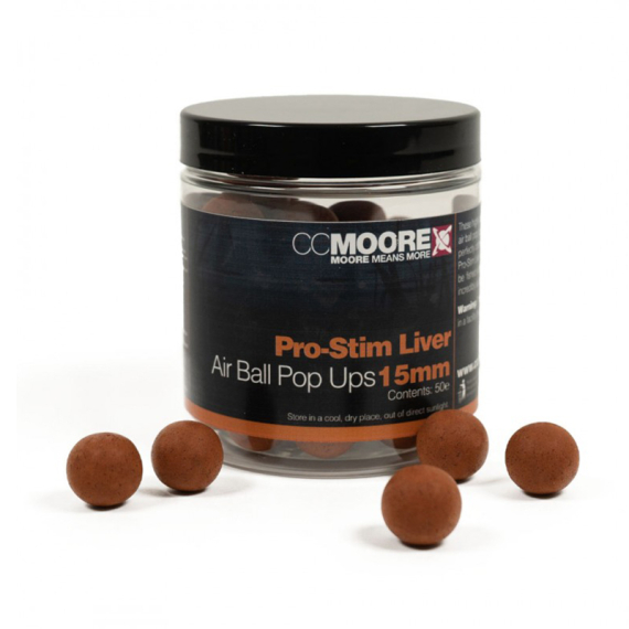 CC Moore Pro-Stim Liver Air Ball Pop Ups in der Gruppe Köder / Boilies, Baits & Groundbait / Popups & Wafters bei Sportfiskeprylar.se (CCM-90541r)
