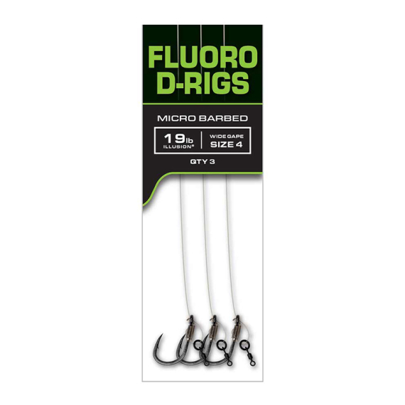 Fox Carp Ready Rigs Fluoro D-Rig in der Gruppe Haken & Zubehör / Vorgefertigte Rigs bei Sportfiskeprylar.se (CCR204r)