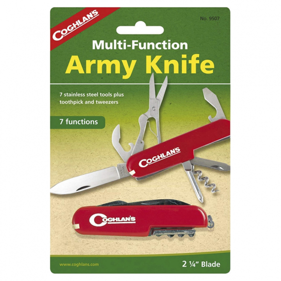 Coghlans Army Knife (7 Function) in der Gruppe Werkzeuge & Zubehör / Messer & Äxte / Messer / Klappmesser bei Sportfiskeprylar.se (CG9507)