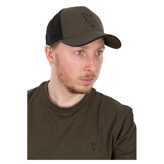 Fox Collection Trucker Green/Black in der Gruppe Kleidung & Schuhe / Kappen & Kopfbedeckungen / Caps / Trucker-Kappen bei Sportfiskeprylar.se (CHH018)