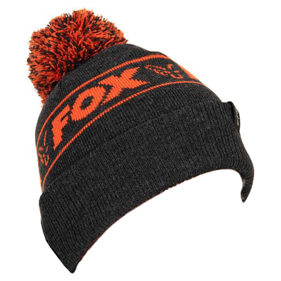 Fox Collection Bobbles Black & Orange in der Gruppe Kleidung & Schuhe / Kappen & Kopfbedeckungen / Mützen bei Sportfiskeprylar.se (CHH021)
