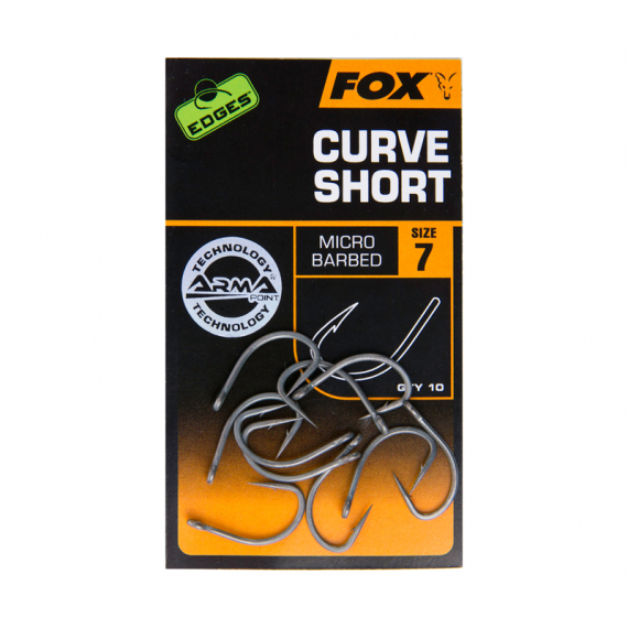 Fox Edges Armapoint Curve Short Shank in der Gruppe Haken & Zubehör / Haken / Zielfisch Haken bei Sportfiskeprylar.se (CHK206r)