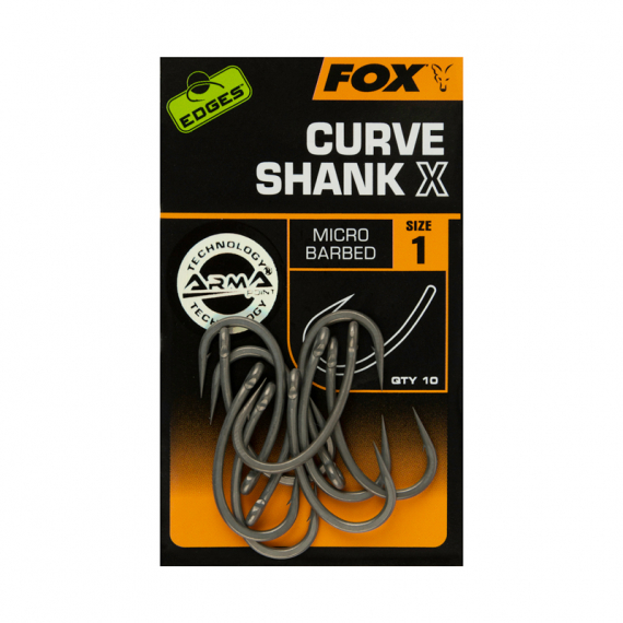 Fox Edges Curve Shank X in der Gruppe Haken & Zubehör / Haken / Zielfisch Haken bei Sportfiskeprylar.se (CHK221r)