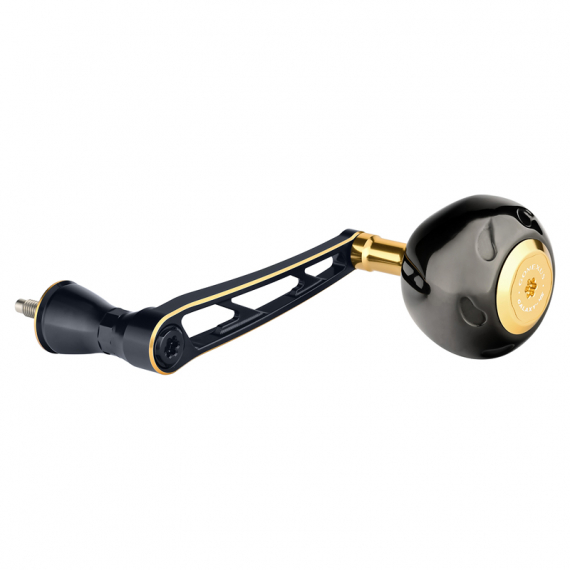 Gomexus 70mm Aluminium Power Handle with 45mm Knob - Black Gold in der Gruppe Angelrollen / Rollenzubehör / Rollenarme bei Sportfiskeprylar.se (CJ70S1BTA41BKGD)