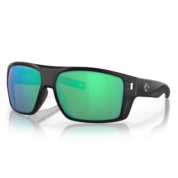 Costa DIEGO matte black - green mirror 580G in der Gruppe Kleidung & Schuhe / Sonnenbrillen / Polarisierte Sonnenbrillen bei Sportfiskeprylar.se (CO-DGO11-OGMGLP)
