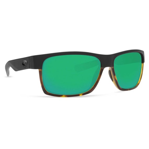 Costa Half Moon Black/Shiny Tort (Glas) - Green Mirror 580G in der Gruppe Kleidung & Schuhe / Sonnenbrillen / Polarisierte Sonnenbrillen bei Sportfiskeprylar.se (CO-HFM181-OGMGLP)
