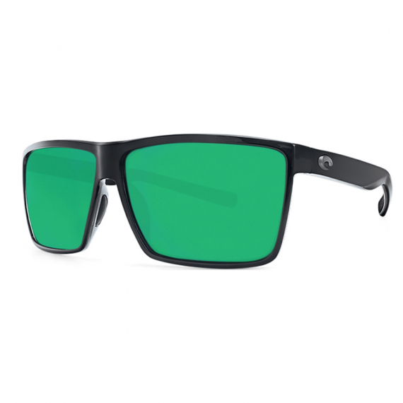 Costa RINCON Shiny Black - Green Mirror 580P in der Gruppe Kleidung & Schuhe / Sonnenbrillen / Polarisierte Sonnenbrillen bei Sportfiskeprylar.se (CO-RIN11-OGMP)