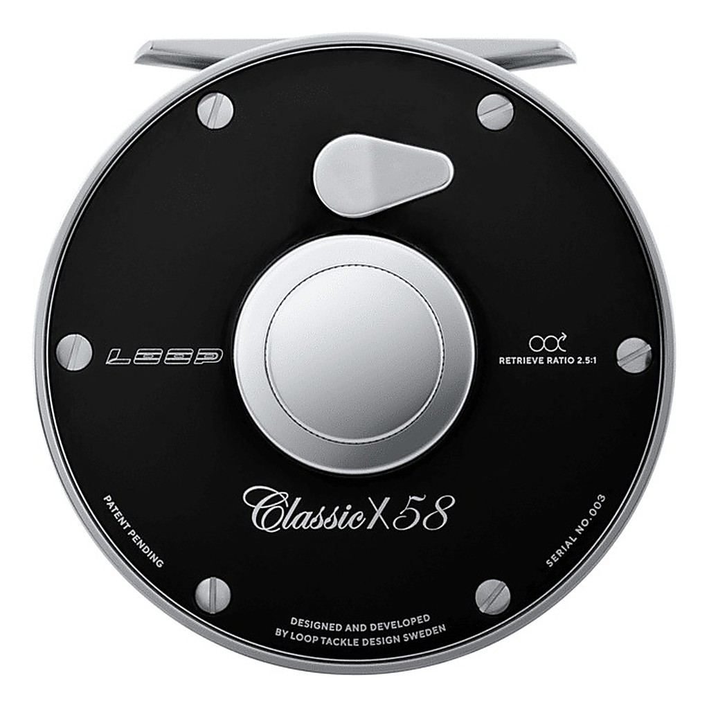 Loop Classic X Reel Black in der Gruppe Angelrollen / Fliegenrollen & Zusätzliche Spule / Fliegenrollen bei Sportfiskeprylar.se (CRXB5-8Lr)