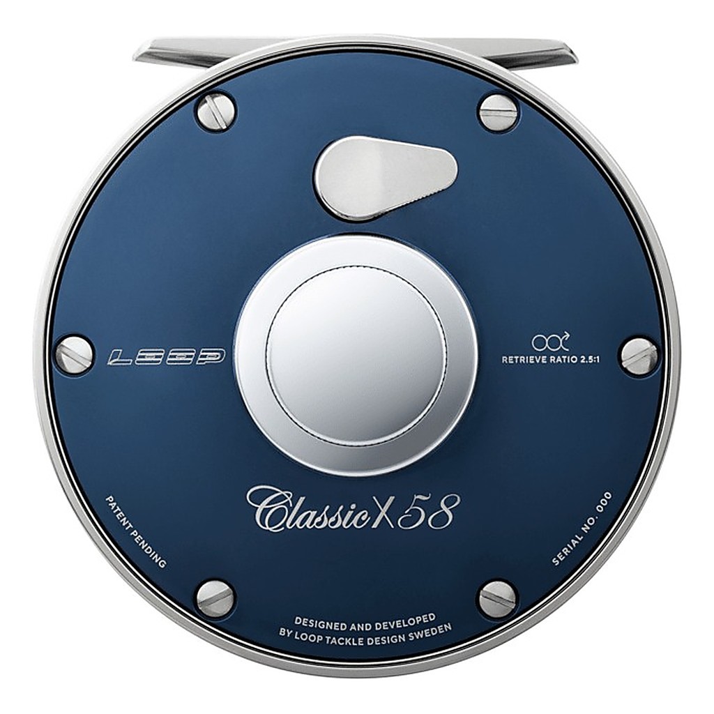 Loop Classic X Reel Nordic Blue in der Gruppe Angelrollen / Fliegenrollen & Zusätzliche Spule / Fliegenrollen bei Sportfiskeprylar.se (CRXNB5-8Lr)