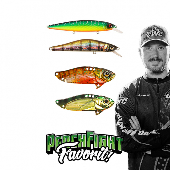 Team CWC Adams PerchFight Favoriter Hardbaits in der Gruppe Köder / Wobbler bei Sportfiskeprylar.se (CWC-APFF2)
