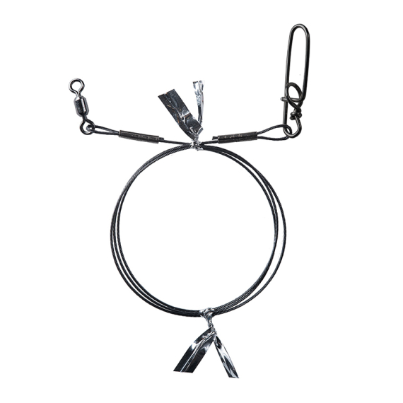 BKK 7x7 HD Wire leader (Pike Snap) in der Gruppe Haken & Zubehör / Vorfächer & Vorfachmaterial / Fertige Vorfächer / Stahlvorfächer bei Sportfiskeprylar.se (D-BC-0233r)