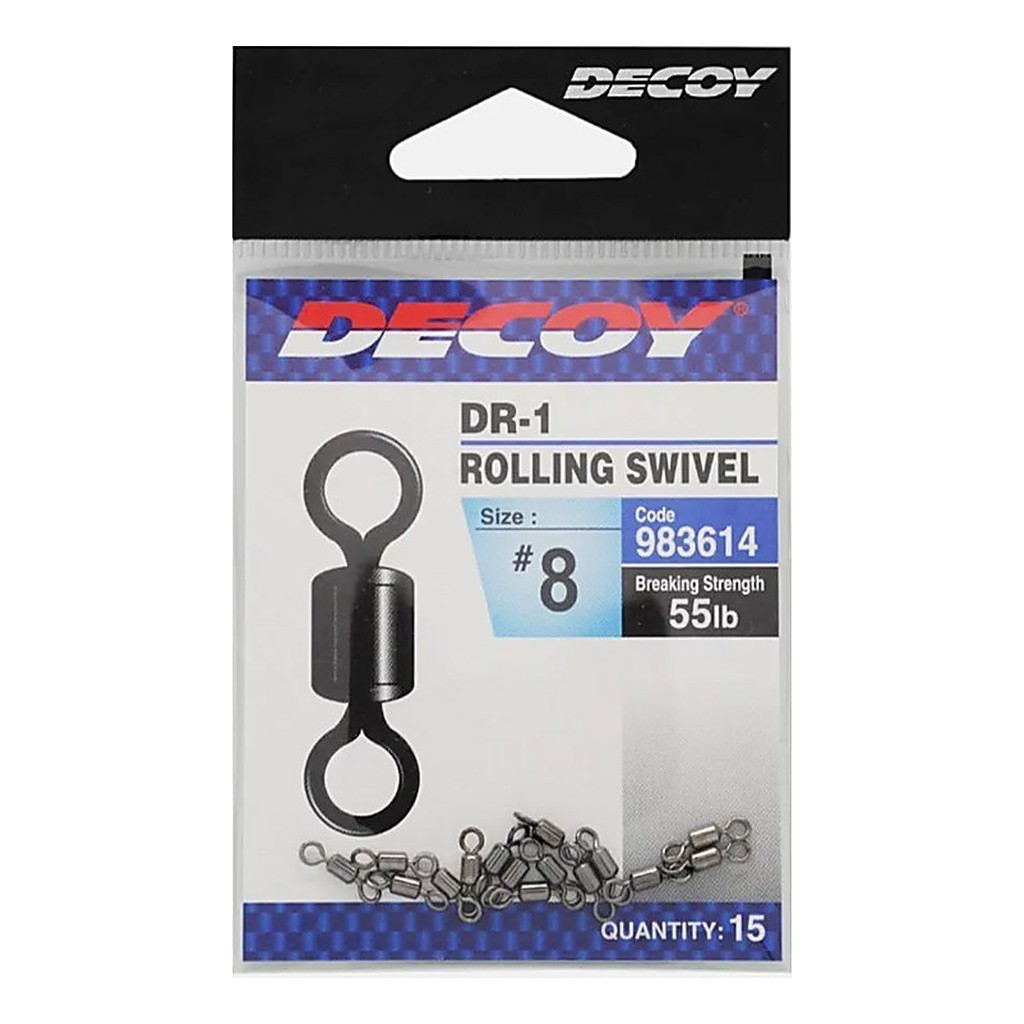 Decoy DR-1 Rolling Swivel in der Gruppe Haken & Zubehör / Wirbel / Einfachwirbel bei Sportfiskeprylar.se (D983607r)