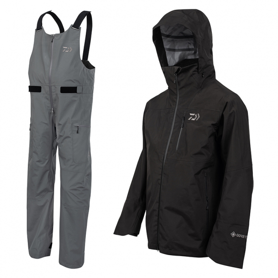 Daiwa Gore-Tex Clothing Set, Black/Grey in der Gruppe Kleidung & Schuhe / Kleidung / Kleidung Sets & Komplettanzüge bei Sportfiskeprylar.se (DAIWAGTXSET)