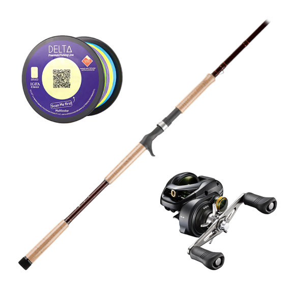 Wolfcreek Damn You Rod 2.0 - 8’6\'\' MultiPurpose, 6oz/180g Combo in der Gruppe Angelsets / Baitcast Sets / Baitcast Set Hecht bei Sportfiskeprylar.se (DAMNYOU20COMBO)