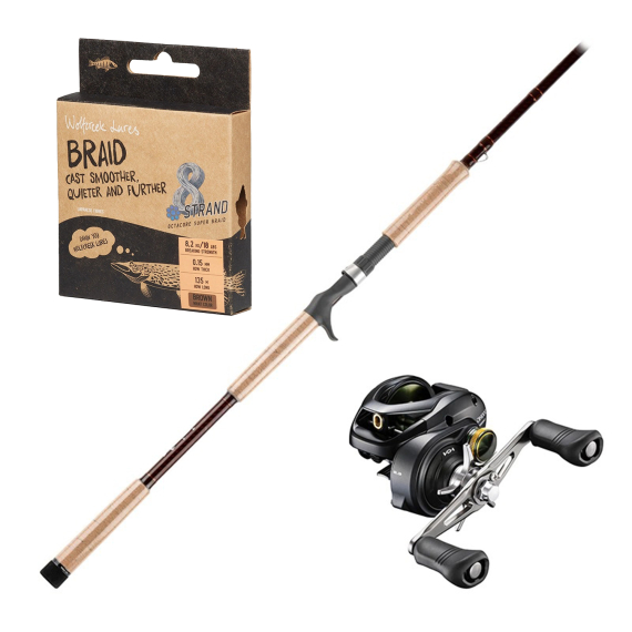Wolfcreek Damn You Rod 2.0 - 8’6\'\' MultiPurpose, 6oz/180g Combo in der Gruppe Angelsets / Baitcast Sets / Baitcast Set Hecht bei Sportfiskeprylar.se (DAMNYOU20COMBO)
