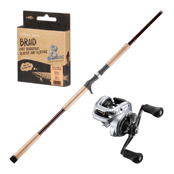 Wolfcreek Damn You Rod 2.0 10’ Monster 450g & Tranx Combo in der Gruppe Angelsets / Baitcast Sets / Baitcast Set Hecht bei Sportfiskeprylar.se (DAMNYOUMONSTERCOMBO)
