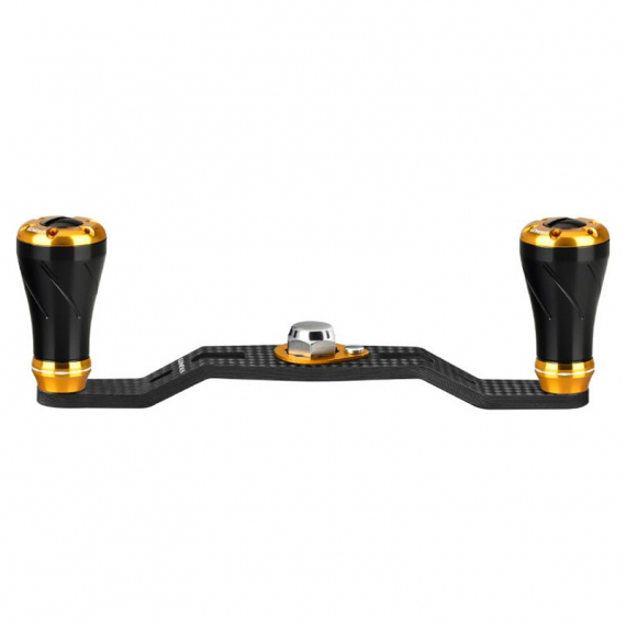 Gomexus 95mm Carbon Swept Handle with 20mm Aluminium Knob in der Gruppe Angelrollen / Rollenzubehör / Rollenarme bei Sportfiskeprylar.se (DCS95A20BKGDr)