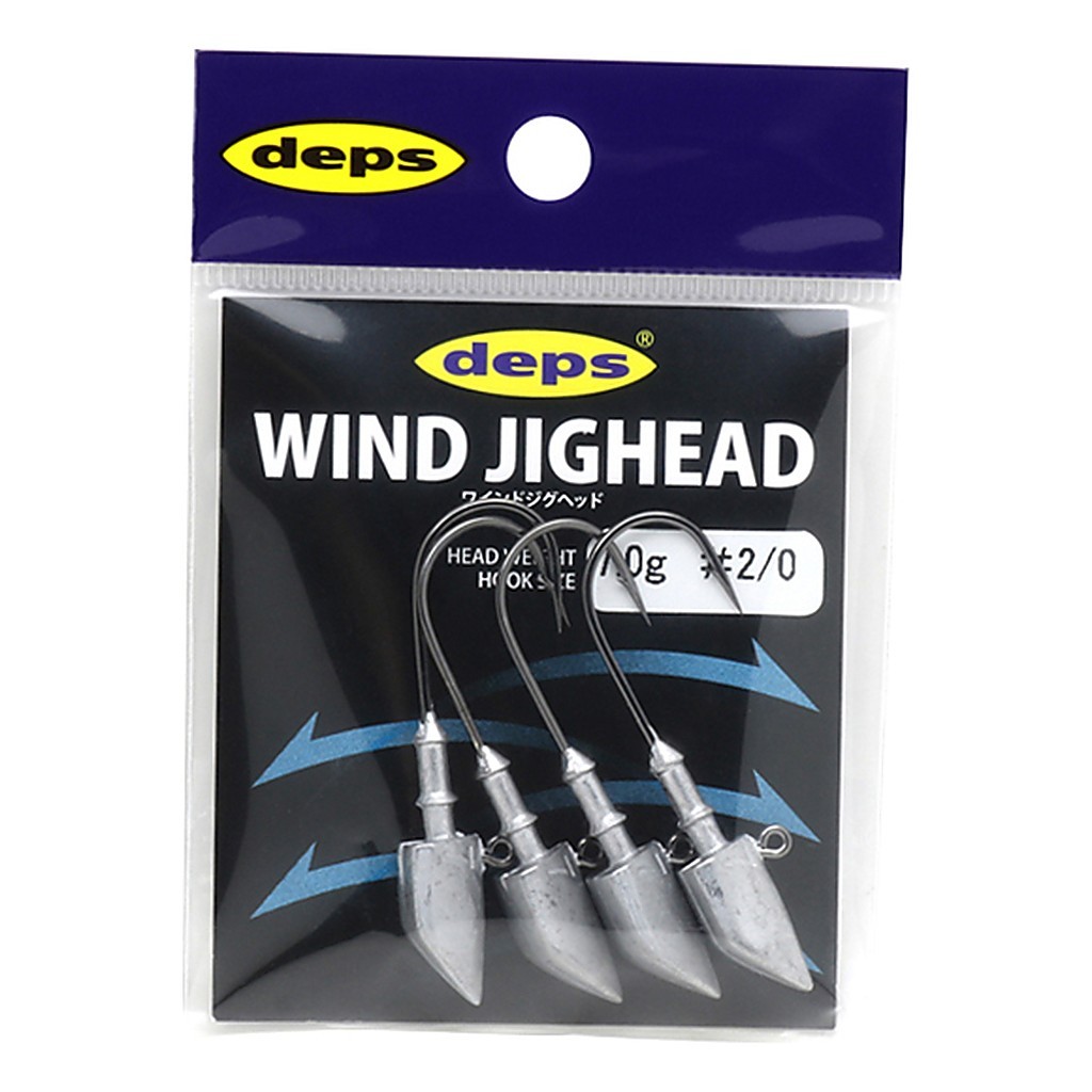 Deps Wind Jig Head in der Gruppe Haken & Zubehör / Jigköpfe / Bullet Jigköpfe bei Sportfiskeprylar.se (DE709207r)