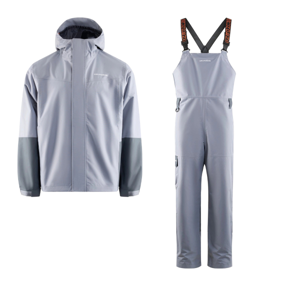 Grundéns Men\'s Deepwater 2L Fishing Jacket & Bib Set Tradewinds in der Gruppe Kleidung & Schuhe / Kleidung / Kleidung Sets & Komplettanzüge bei Sportfiskeprylar.se (DEEPWATERSET)