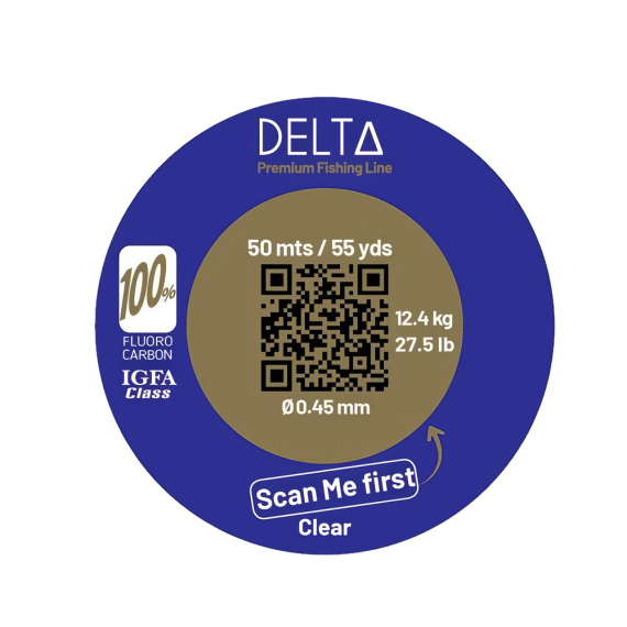 DELTA 100% Fluorocarbon C.TESTED in der Gruppe Schnüre / Fluorocarbon Schnüre bei Sportfiskeprylar.se (DELTAFLUOR504r)