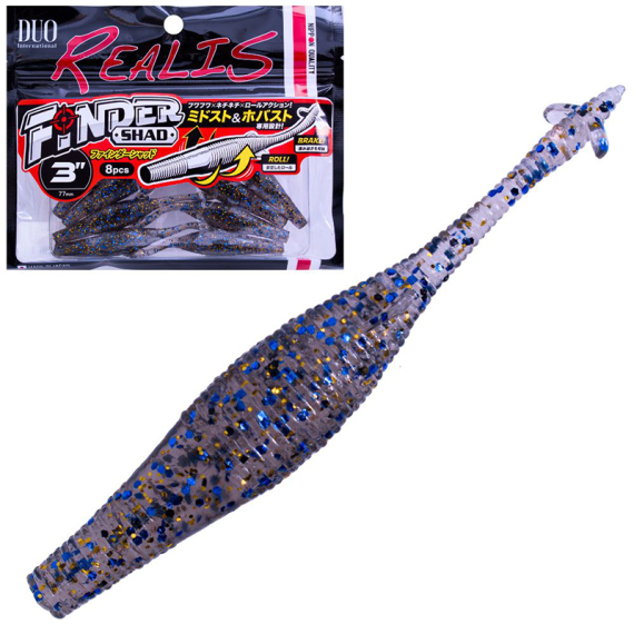 DUO Finder Shad 7,6cm in der Gruppe Köder / Gummiköder / Barsch Gummifische & Zander Gummifische bei Sportfiskeprylar.se (DI149802r)