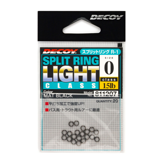 Decoy R-1 Split Ring Light Class Black in der Gruppe Haken & Zubehör / Stinger & Stinger Zubehör / Stinger Zubehör bei Sportfiskeprylar.se (DR10r)