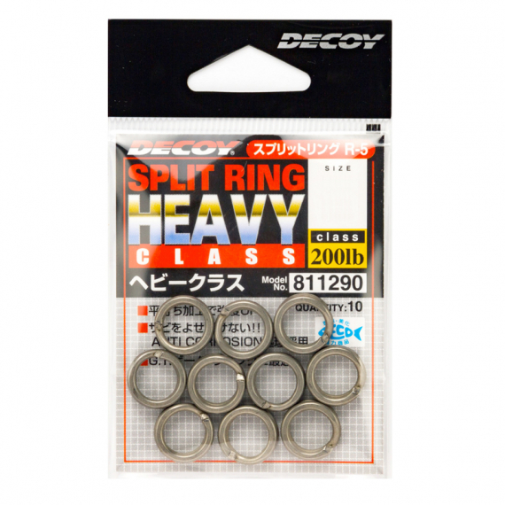 Decoy R-5 Split Ring, Heavy Class in der Gruppe Haken & Zubehör / Stinger & Stinger Zubehör / Stinger Zubehör bei Sportfiskeprylar.se (DR510r)