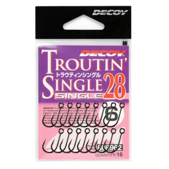 Decoy Single28 Troutin Single in der Gruppe Haken & Zubehör / Haken / Einzelhaken bei Sportfiskeprylar.se (DS284r)