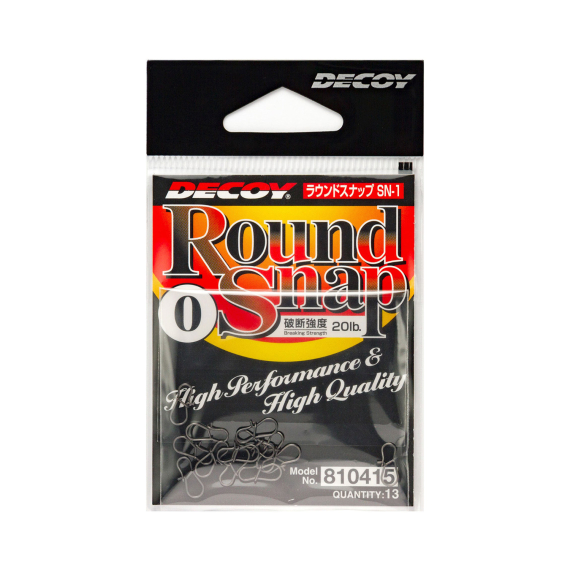 Decoy SN-1 Round Snap in der Gruppe Haken & Zubehör / Snaps / Karabiner / Lock Snaps bei Sportfiskeprylar.se (DSN10r)