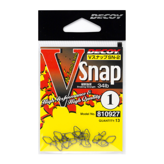 Decoy SN-2 V Snap in der Gruppe Haken & Zubehör / Snaps / Karabiner / Lock Snaps bei Sportfiskeprylar.se (DSN2V0r)
