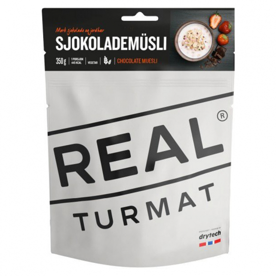 Real Turmat Chocolate Muesli in der Gruppe Outdoor / Camping Essen / Gefriergetrocknetes Essen bei Sportfiskeprylar.se (DT5362)