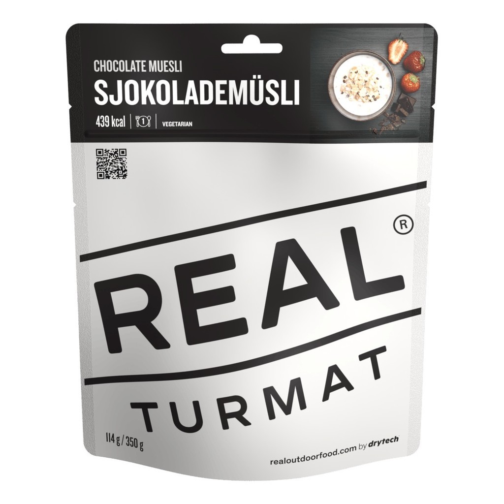 Real Turmat Chocolate Muesli in der Gruppe Outdoor / Camping Essen / Gefriergetrocknetes Essen bei Sportfiskeprylar.se (DT6051)