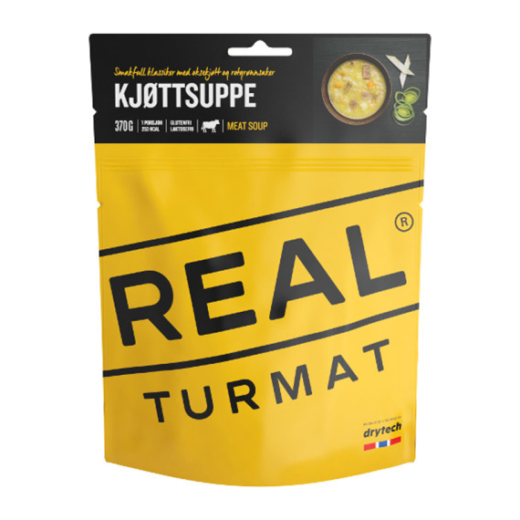 Real Turmat Beef Soup in der Gruppe Outdoor / Camping Essen / Gefriergetrocknetes Essen bei Sportfiskeprylar.se (DT6080)