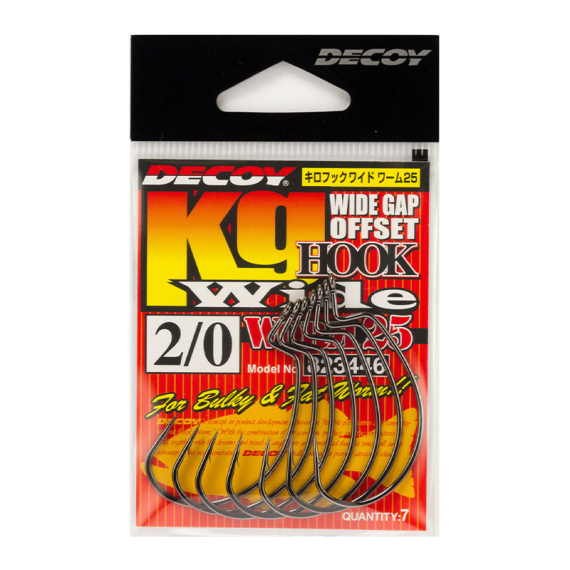 Decoy Worm 25kg Hook Wide (7st) in der Gruppe Haken & Zubehör / Haken / Offset Haken bei Sportfiskeprylar.se (DW25W20r)