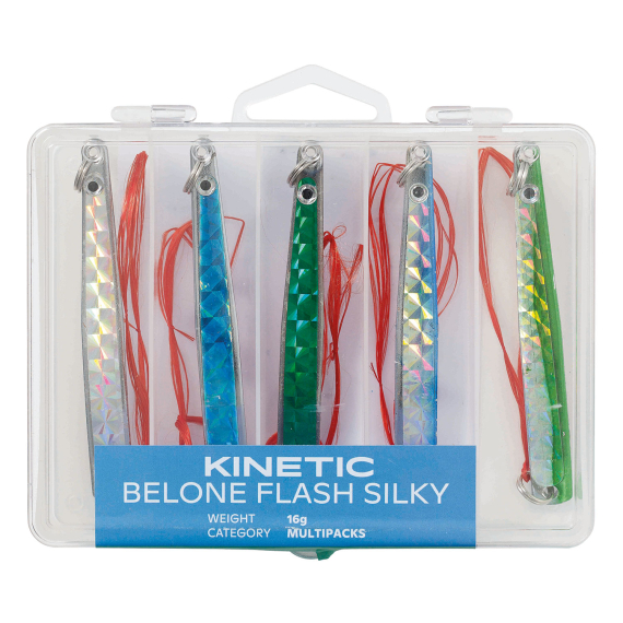 Kinetic Belone Flash Silky 20g (5pcs) in der Gruppe Köder / Meerforellenköder & Küstenwobbler / Meerforellenköder bei Sportfiskeprylar.se (E129-010-163)