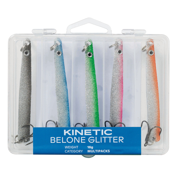 Kinetic Belone Glitter 20g (5pcs) in der Gruppe Köder / Meerforellenköder & Küstenwobbler / Meerforellenköder bei Sportfiskeprylar.se (E130-010-163)