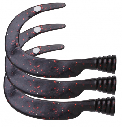 Sparetail McTail - 3pack in der Gruppe Köder / Gummiköder / Extra Tails & Curlys bei Sportfiskeprylar.se (ExtratailMcTail-Brownr)