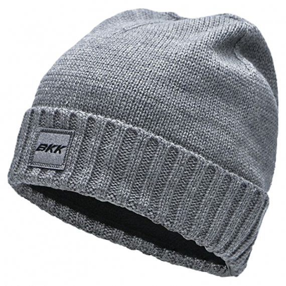 BKK Logo Beanie Grey in der Gruppe Kleidung & Schuhe / Kappen & Kopfbedeckungen / Mützen bei Sportfiskeprylar.se (F-HT-2072)