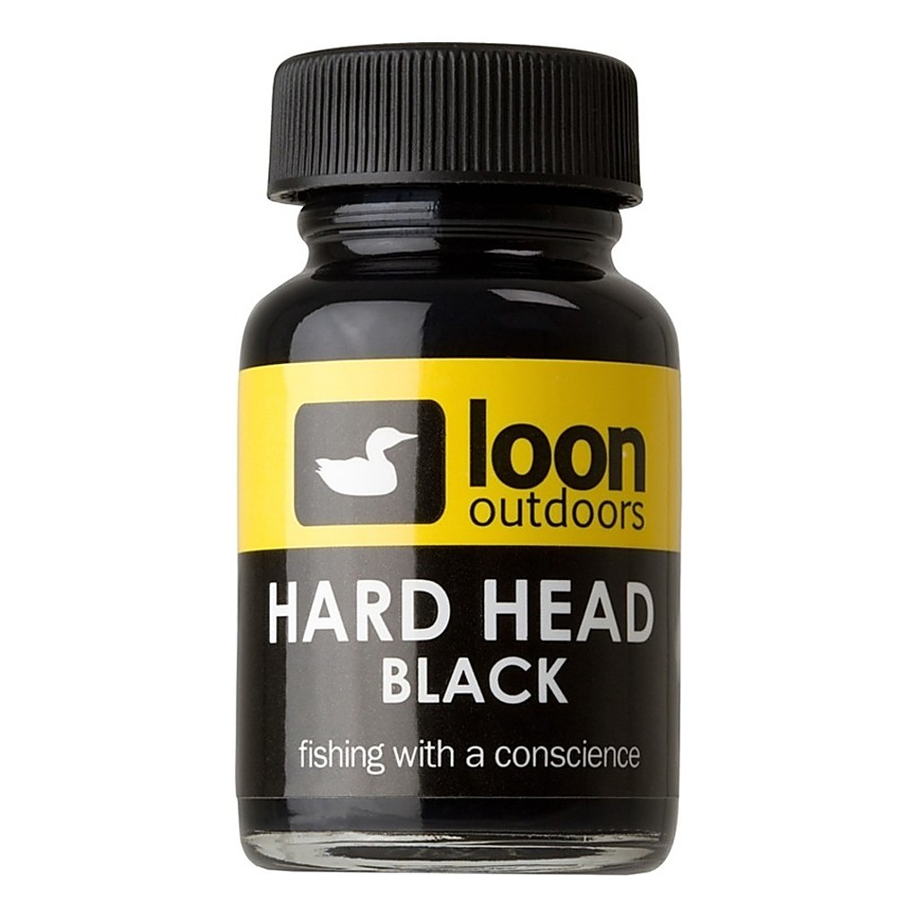 Loon Hard Head Black in der Gruppe Haken & Zubehör / Fliegenbinden bei Sportfiskeprylar.se (F0089)